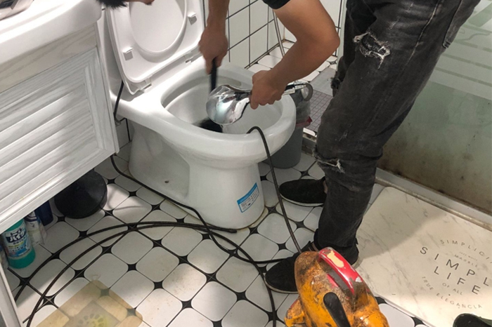 崆峒疏通下水道